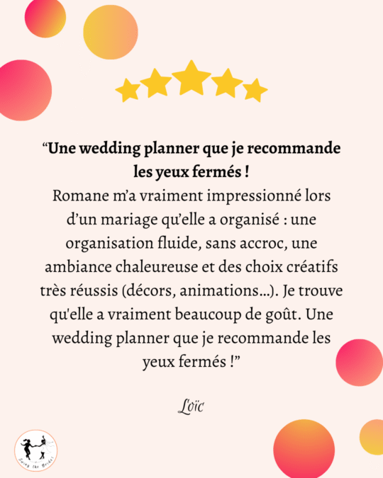 avis organisation mariage wedding planner