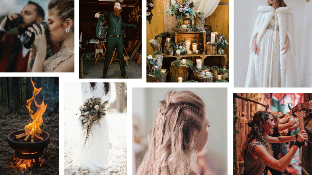 idées décoration et cérémonie mariage thème viking mythologie nordique dans le Nord